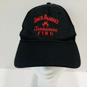 Jack Daniel's Baseball Cap Mesh‎ Back Hat Tennessee Fire Adjustable Embroider